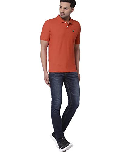 Image of Men's Casual Cotton Polo Tshirt (N1002-AIRFORCE mp)