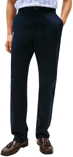 Tommy Hilfiger Chino Homme, Bleu (Desert Sky), 34W / 34L