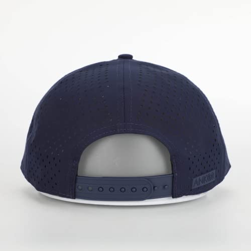 Ankor Ultra Performance Water-Resistant Upf 50 Baseball Hat | Golf | Boat | Beach | Lake | Workout | Everyday | Men And Women (Navy) #TOP3