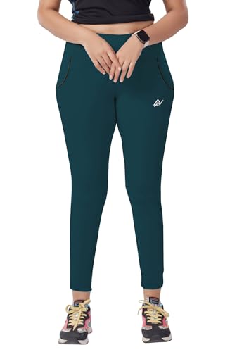 Image of Nexsus Appparels Stretchable Gym Pants for Workout : The Ultimate Yoga Pants | Gym Wear for Woman | Gym Tights for Women with Side Pockets | Available in Plus Size's