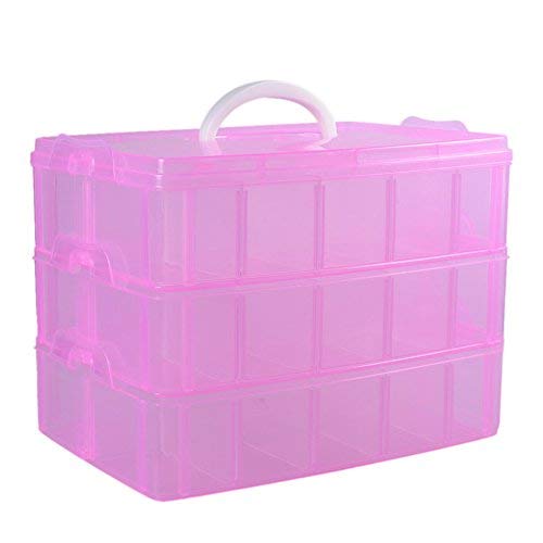 DDBOXEN 30 Grid Storage Box with Adjustable compartments, Storage