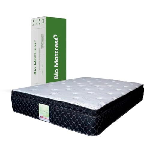 El Mejor Listado de Colchon Bio Cotton que puedes comprar esta semana. 41 Bio Mattress Colchón King Size Madrid EuroTop Firme con Resortes Superlastick y Espuma High Density | Tela Resistente Confort Hotelero 5 Estrellas | CertiPur con 3 Años de...