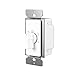 BN-LINK Heavy Duty 60-Minute in-Wall Spring Wound Countdown Timer Switch, Mechanical Switch Timer for Bathroom Fan, Lights, No Neutral Wire Required, 2 Wall Plate (White and Silver Metallic)