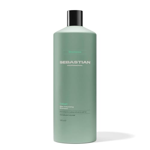 Sebastian Professional Volupt Max Volumizing Shampoo – Shampoo leggero che aumenta il volume e la brillantezza dei capelli fini, rendendoli morbidi e lucenti, 1 L