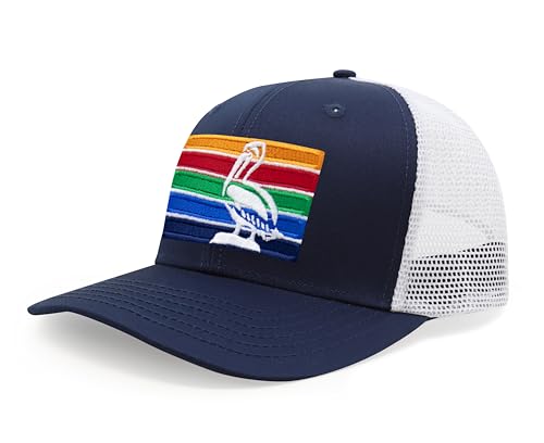 Image of International Tie City Hat for Men and Women, Adjustable Snapback Trucker Baseball Cap with Embroidered Patch