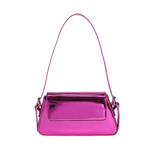 Small Shoulder Bag for Women Black Purse Cute Handbag Underarm Purse Stylish Tote with Adjustable Strap