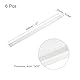 QUARKZMAN 6 Stück Aluminium Flachprofil 4 x 20 mm Aluleisten Flach Länge 305 mm Quadratischer 6061 Aluminium Flachplatte Aluschiene Schweißbar Massiv Neuware für Industriegebäude