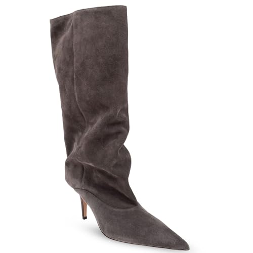Stiletto Heel Boots for Women Slouchy Boots Womens Mid Calf Boots with Pointed Toe Winter Boots Sexy Fall Boots2