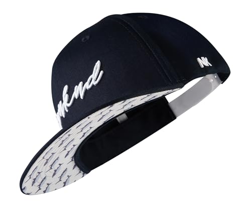 Nebelkind casquette snapback homme femme enfant océan bleu foncé taille réglable unisexe casquette de baseball tendance streetwear