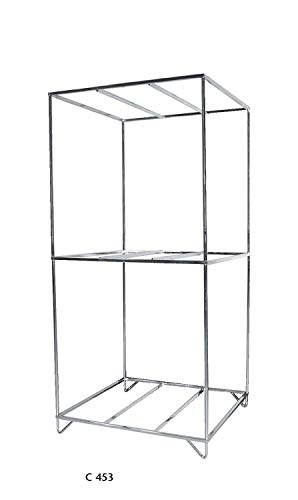 Topline C452 Black 56" 3 Tier Wheel Rack