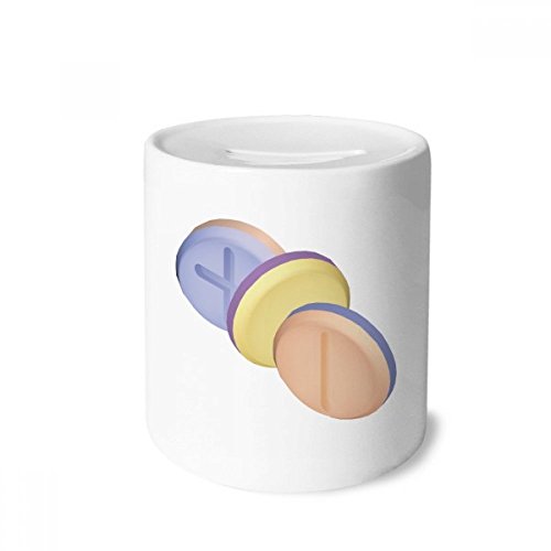 Tirelire motif pilule DIYthinker pour décorer une chambre ou un bureau médical moderne