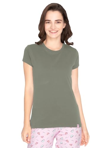 Image of Lyra Women's Cotton Regular Fit T-Shirt