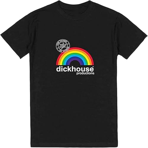 N of Kon Dickhouse Jackass T-Shirt Casual Graphic Comfortable Tees Black XL