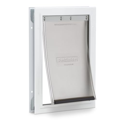 PetSafe Aluminium Pet Door - Durable Frame Weather-Resistant Seal Easy DIY Installation - Medium