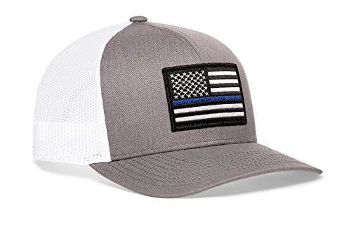 Image of HAKA American Flag Trucker Hat - USA Flag Mesh Snapback Cap for Men, Women & Golf, Patriotic Baseball Dad Hat