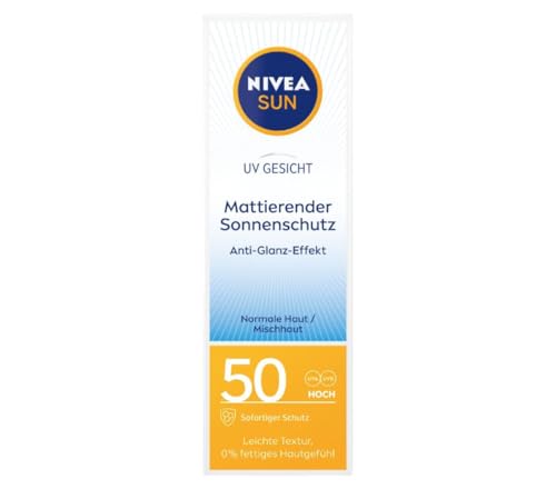 Crème Légère Imperméable NIVEA SUN Hydratante Mat Look Visage