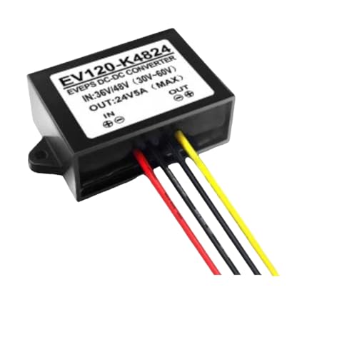 Convertisseur tension 24V 5A haute efficacité pour abaisser le courant DC 36V 48V sans surchauffe