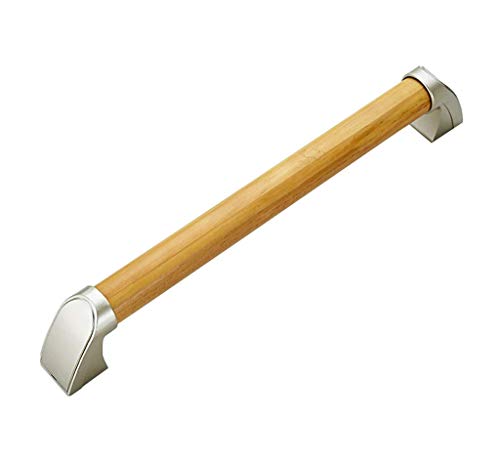 Barre d'appui en bois massif noble et design pour securiser la salle de bain