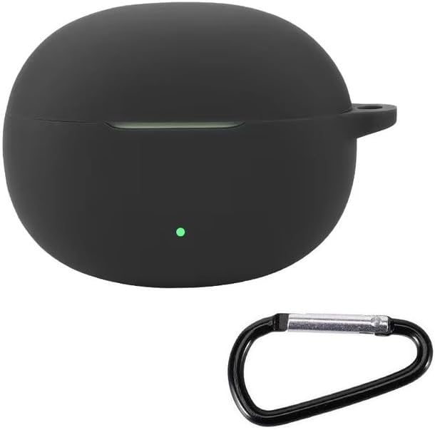 Colorcase Front & Back Full Protection Silicon Case Cover for Realme Buds T01 - (Black) (Earbuds Not Included)