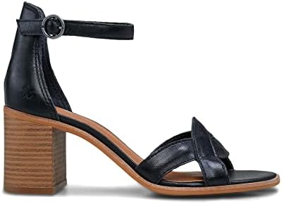 Lucky Brand Women's Sarwa Ankle Strap Sandal Heeled, Black, 7 | Image 3