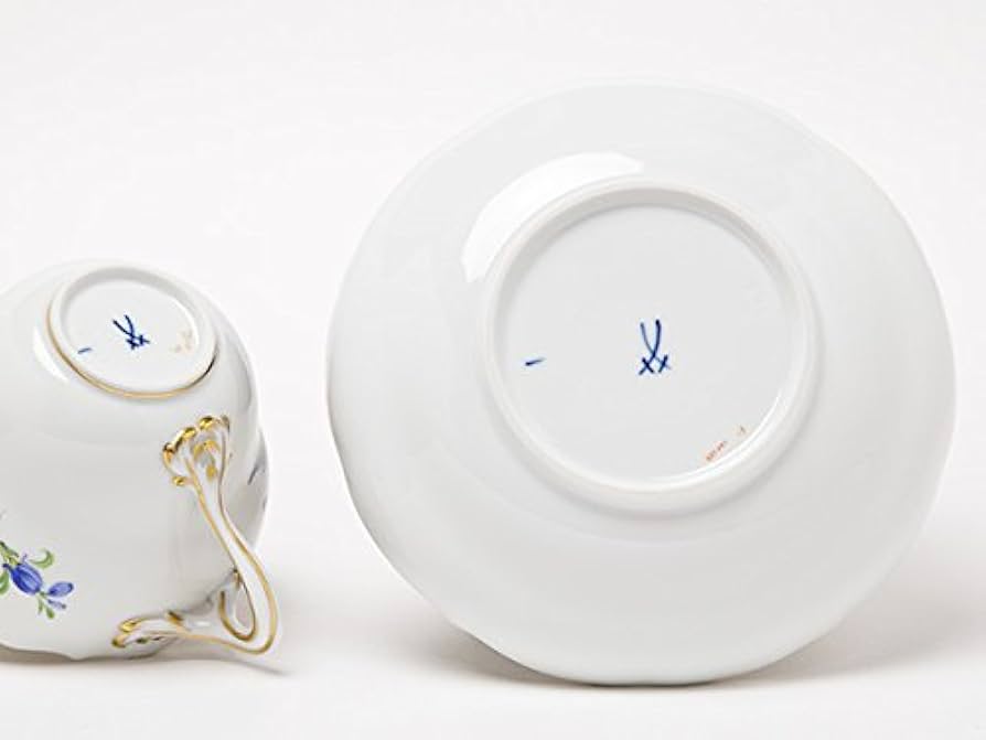 Amazon.co.jp: マイセン 五つ花と昆虫(金彩フラワーブーケと昆虫
