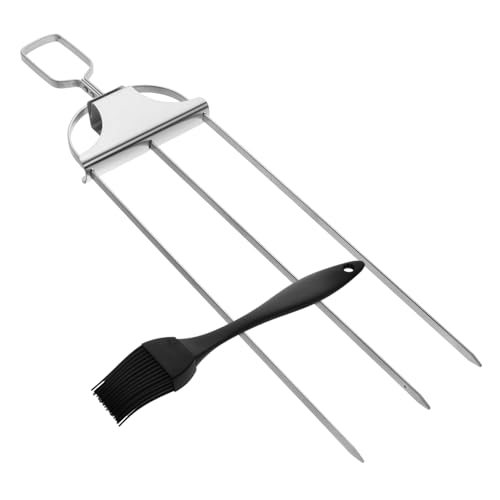 ifundom 1 Juego De Tenedores Para Barbacoa Brochetas De Metal Para Brochetas Palitos Para Asar Brochetas De Metal Para Barbacoa Brochetas Para Brochetas Brochetas Para Asar