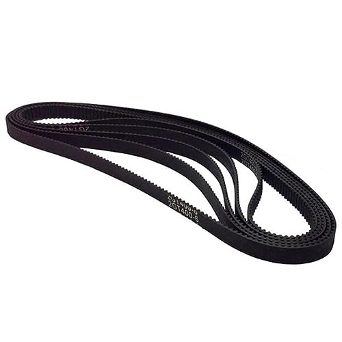 Correa dentada 400-2GT-6 GT2 de goma cerrada de 400mm y ancho 6mm para sustitución de ejes de polea