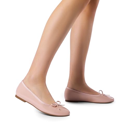 Image of Dream Pairs Women's Flats, Round Toe Ballet Flats, Comfortable Slip-on Dressy Business Casual Work Office Ballerina Flat Dress Shoes