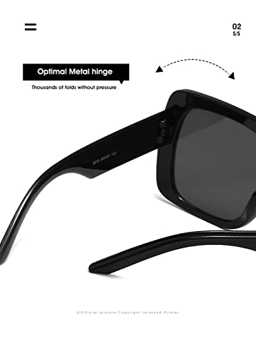 ZENYS Large Frame Fashion Outdoor Vacation Photo Shoot Sunglasses for Men and Women (Color : A, Size : 1)4