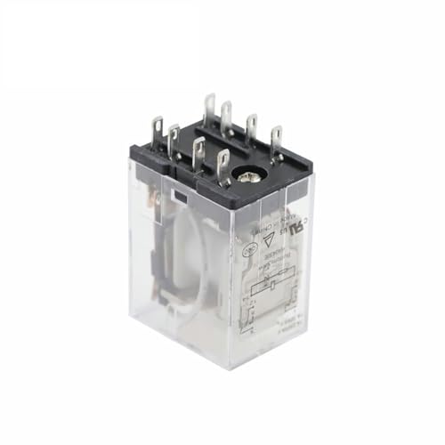 Relé enchufable HF18FF-024-2Z13D 24VDC con 8 pines para cuadros eléctricos 7
