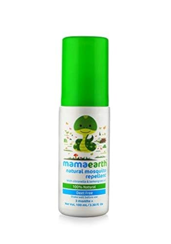 Image of Mamaearth Natural Insect Repellent for Babies (100 ml, 0-5 Yrs), Pack of 3