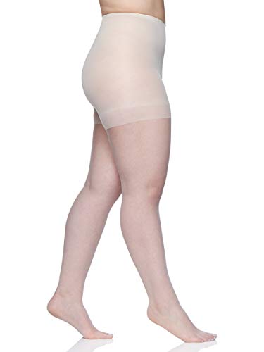 Image of Berkshire 4411 Women's Ultra Sheer Control Top Pantyhose - Made in USA - 15 Denier Sandalfoot Nylon & Spandex Tights