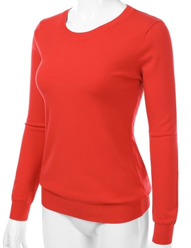Women's Crewneck Long Sleeve Pullover Premium Soft Knit Sweater (S-XXL)2