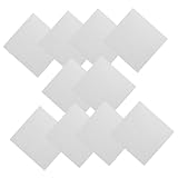 WRITWAA Feuilles De Carton Ondulé Blanc 30x30 Cm 10 Pièces Épaisseur 2,5 Mm Multi-usage...