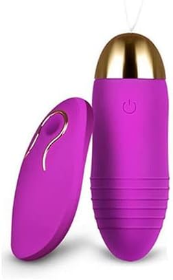 Travel Pocket Quiet Waterproof Bullet Tool 10 Modes Powerful Bullet Massage Rod Silicone Massage Ball Portable Soft Toys for Women Pleasure, Handheld Personal Bullet Tool for Relax (Purple)
