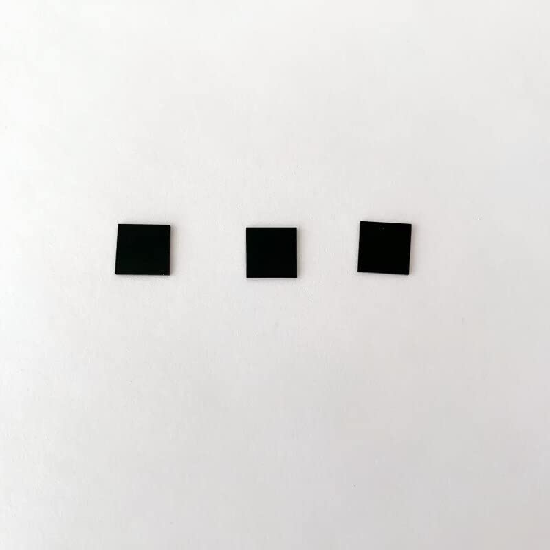 Tailles Multiples Hwb850 Longue Passe Ivre Filtre RG850 Verre Jaune à ultraviolets à ultraviolets de Coupe Visible 850nm (Specification : 3pcs 8x8x0.5mm)