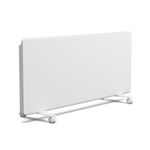Blumfeldt ThermaTouch convecteur électrique 2000 W - thermostat électronique, minuterie 24 h, design moderne, IP24, radiateur électrique pour 20 m², radiateur électrique mural ou sur pied, blanc