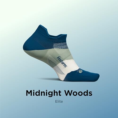 Image of Feetures Elite Light Cushion Mini Crew Sock - Sport Sock with Targeted Compression