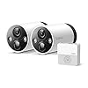 TP-Link Tapo 2K QHD Outdoor Wireless Security Camera System, Up to 180 Day Battery, Color Night Vision, Starlight Sensor, Motion/Person/Pet/Vehicle Detection, works w/Alexa &Google Home(Tapo C420S2)
