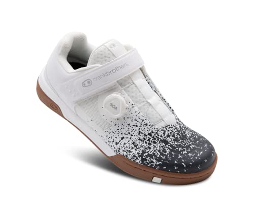 Crank Brothers Timbro Boa, Scarpe da Ciclismo Unisex-Adulto, Nero e Bianco, 44,5 EU