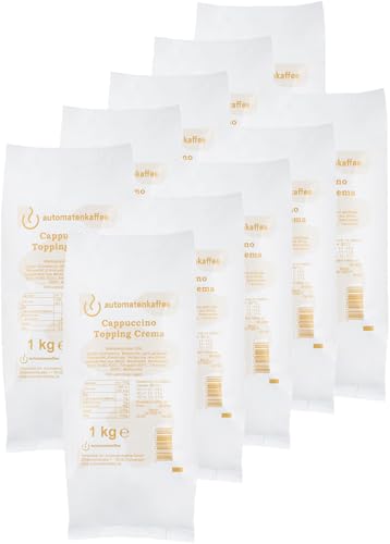 Cappuccino Topping Crema mit 52% Milchanteil | Automatenfähiges Milchpulver | 10 x 1000g