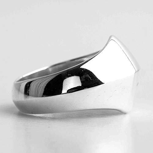 Bague argent losange unisexe : la solution pour un bijou minimaliste qui ne ternit pas - 3