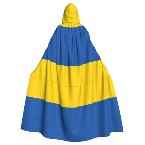 Costume médiéval Ukraine avec cape à capuche vêtement de fête et carnaval adulte homme femme