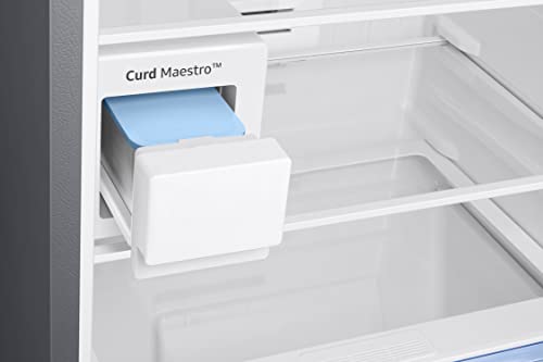 Image of Samsung 386L 2 Star Frost-Free Double Door Digital Inverter Refrigerator Appliance (RT39B5C38S9 /HL, Refined Inox, Curd Maestro, 2022 Model)