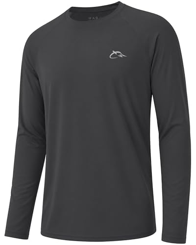 Image of FISHEAL Mens Long Sleeve Fishing Camo Shirts, UPF 50+ Sun Swim Rash Guard