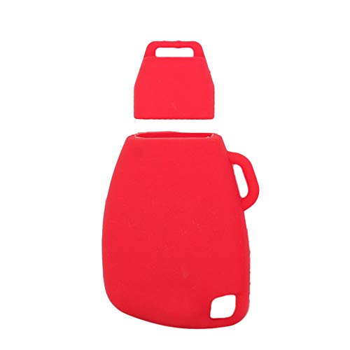 BROVACS Silicone Cover Protector Case Holder Skin Jacket Compatible with MERCEDES BENZ 3 Button Smart Remote Key Fob CV4956 Red - Image 2