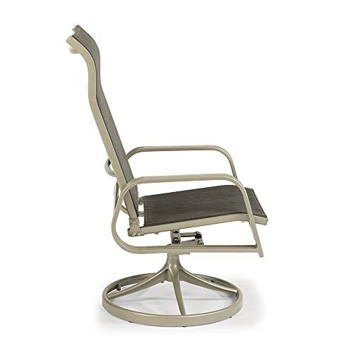 Homestyles Captiva Gray Outdoor Swivel Rocking Chair - Image 11
