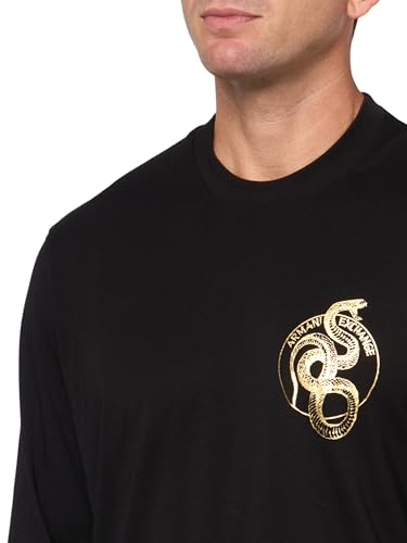 Armani Exchange Men's Snake Graphic Long Sleeve T-Shirt3