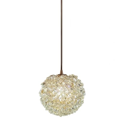 Suspension LED en cristal 9W plafonnier moderne chambre à coucher