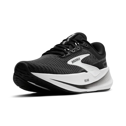 Image of Brooks Women’s Revel Max Neutral Running & Walking Shoe - Black/Grey/White - 5 Medium